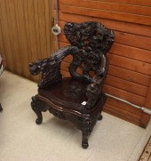 A HIGHLY CARVED CHINESE STYLE