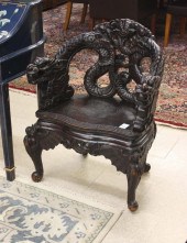 A HIGHLY CARVED CHINESE STYLE