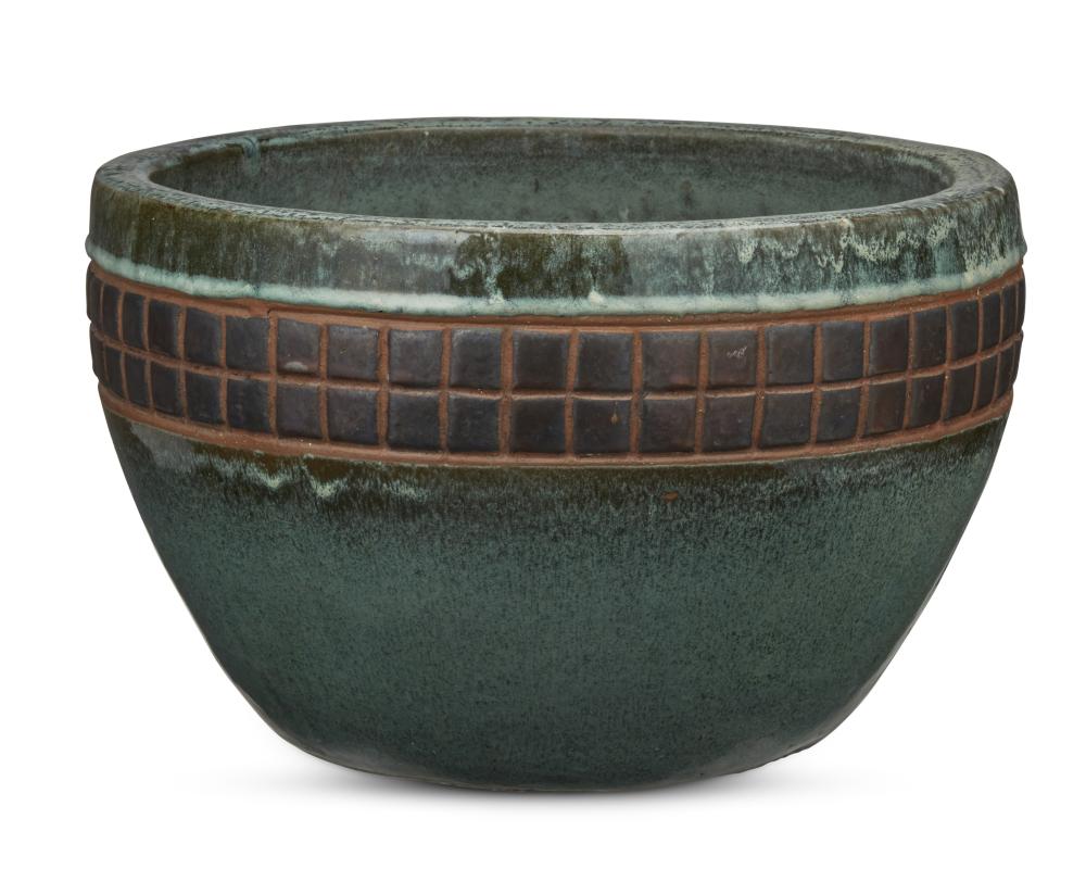 A HILLSIDE POTTERY-STYLE TILED