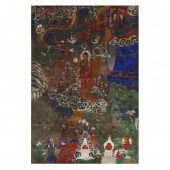 A HIMALAYAN BUDDHIST THANGKA P