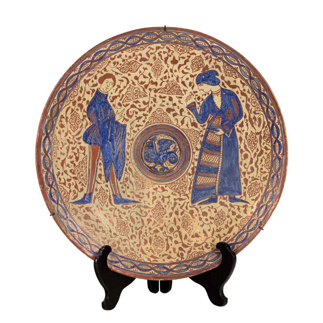 A HISPANO-MORESQUE LUSTER FAIENCE