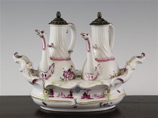 A Hochst porcelain oil and