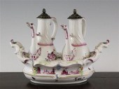 A Hochst porcelain oil and vin