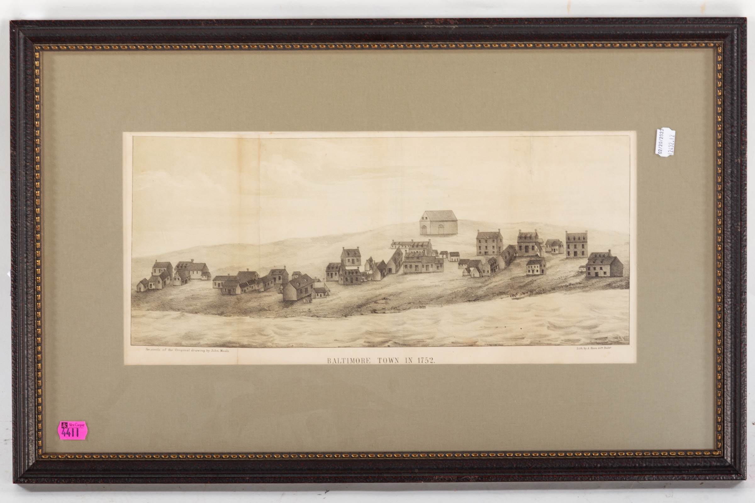 A. HOEN & CO. "BALTIMORE TOWN IN