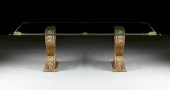 A HOLLYWOOD REGENCY STYLE GILT