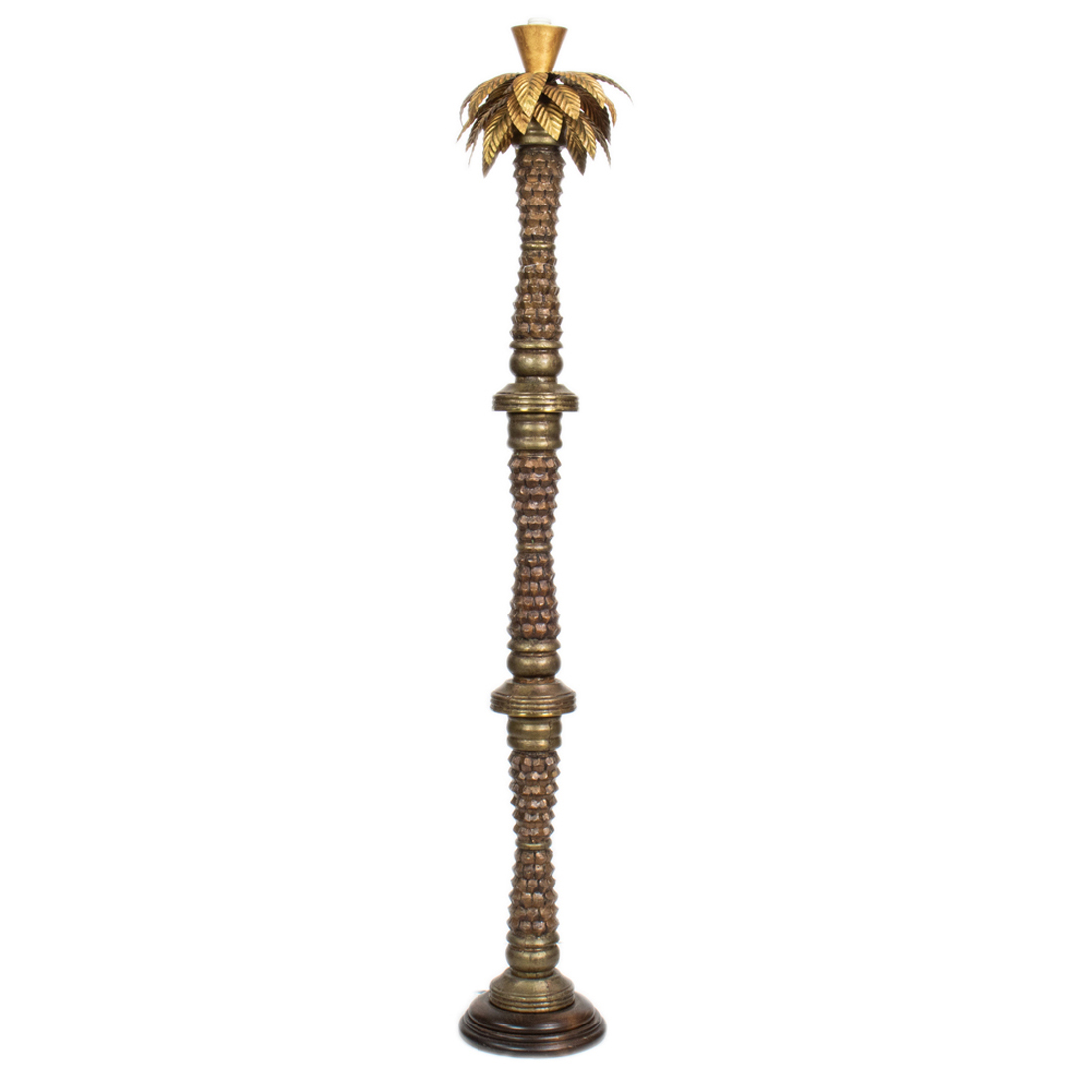 A HOLLYWOOD REGENCY STYLE METAL