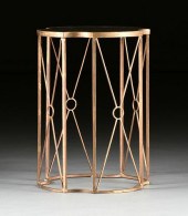 A HOLLYWOOD REGENCY STYLE MIRR