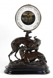 A holosteric barometer with br