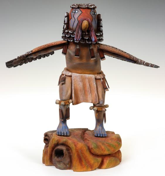 A HOPI EAGLE DANCER KACHINA