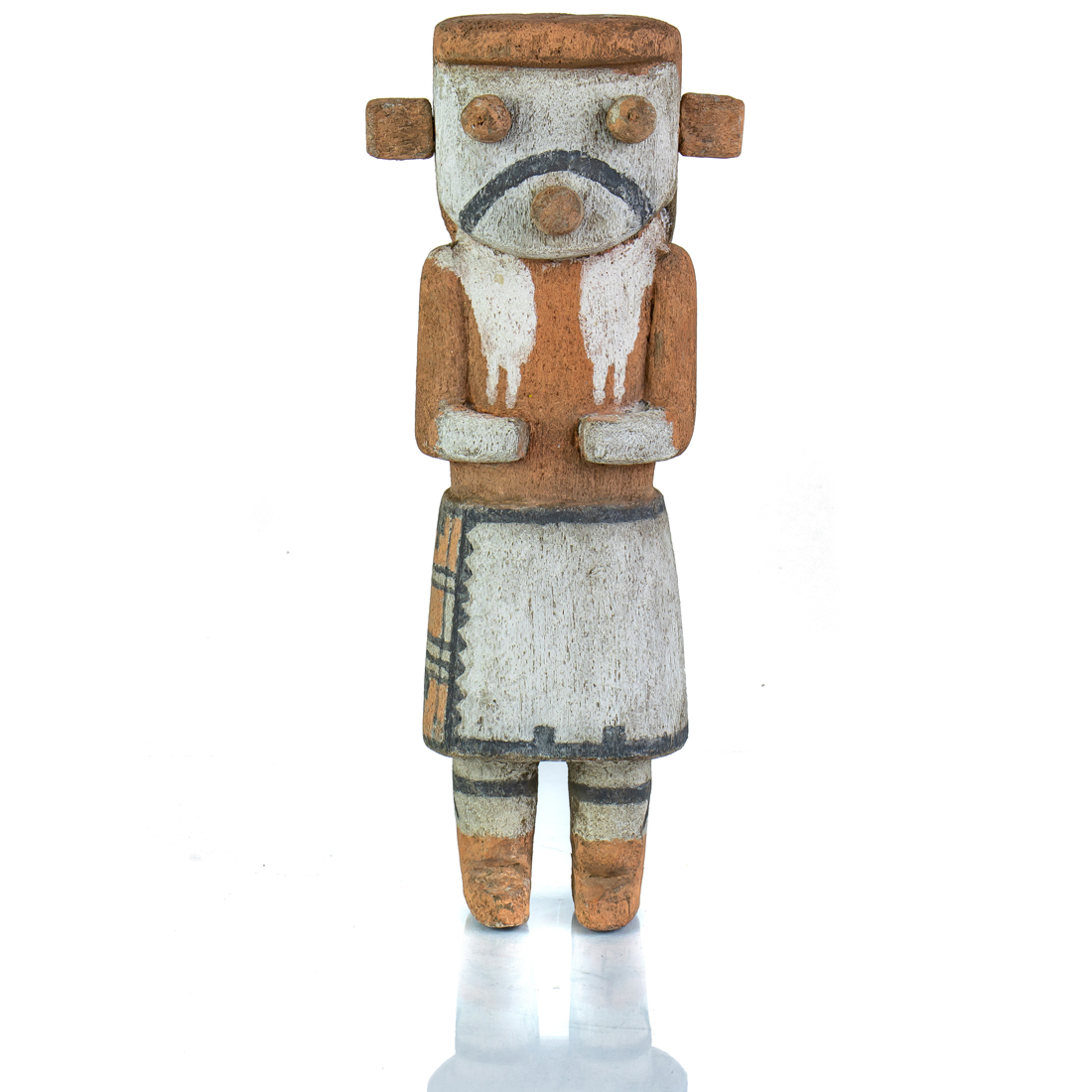 A HOPI ORANGE KACHINA A Hopi Orange