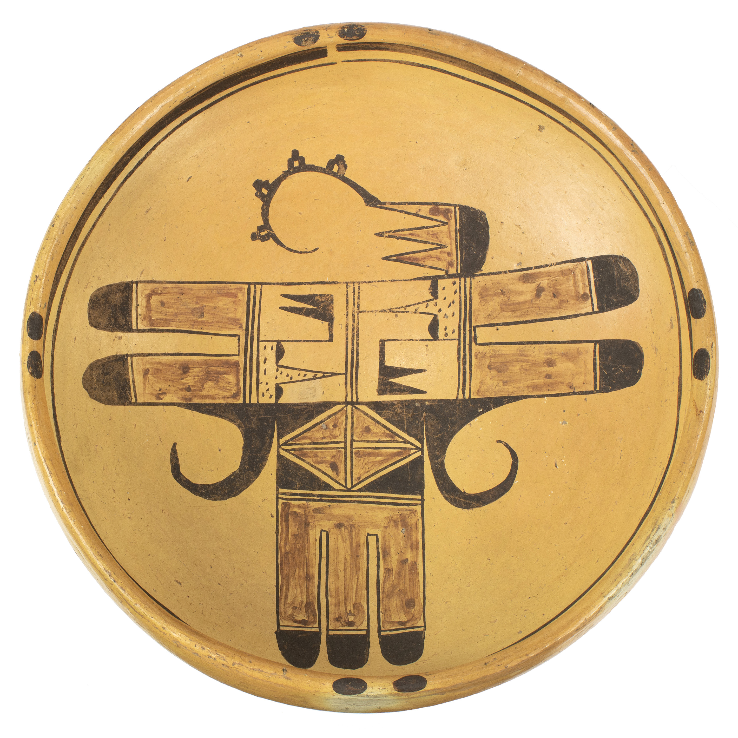A HOPI POLYCHROME DECORATED BOWL