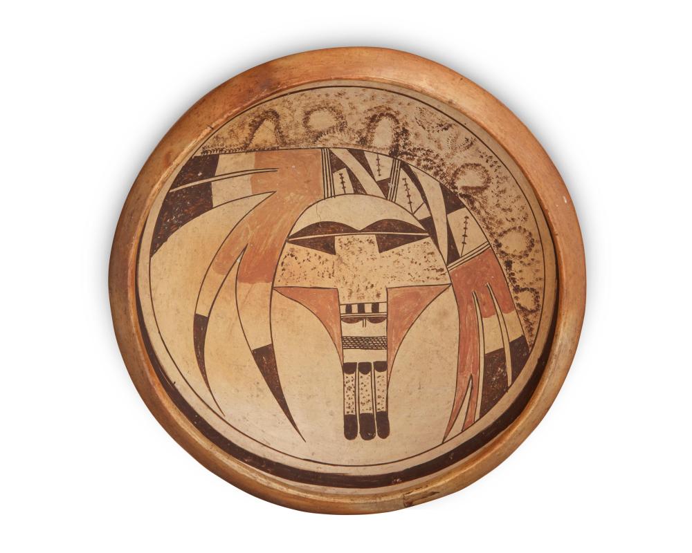 A HOPI PUEBLO POLYCHROME POTTERY