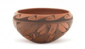 A Hopi Redware Open Bowl with