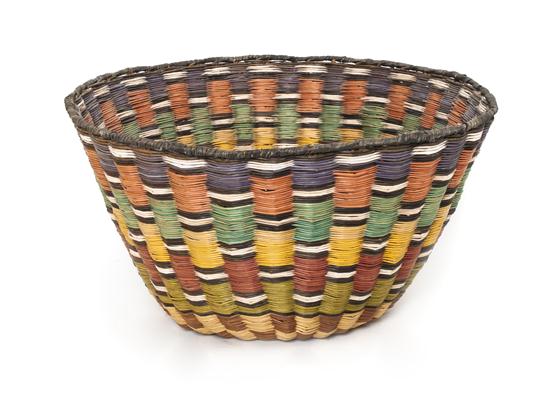 A Hopi Wicker Gathering Basket