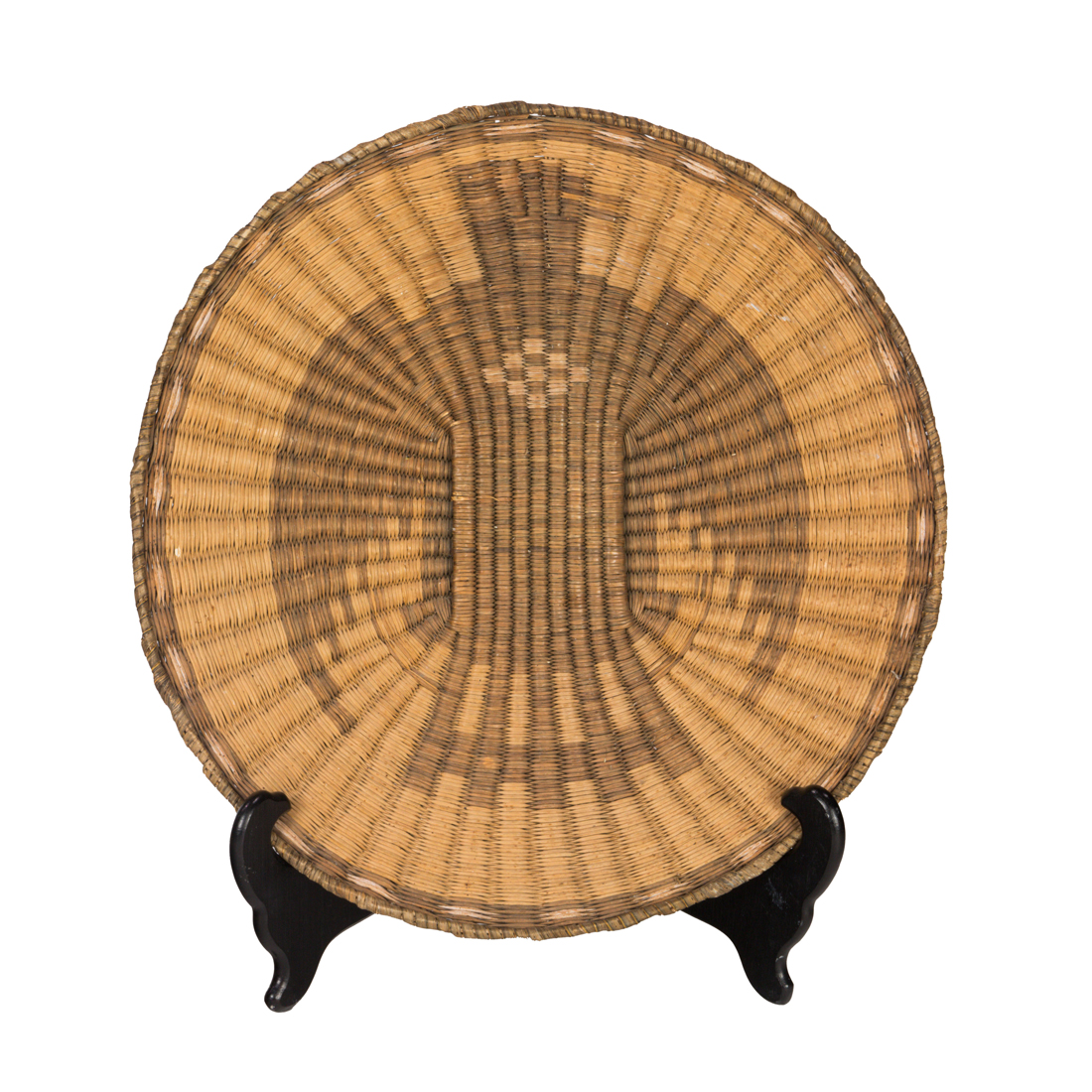 A HOPI WINGSWEPT EAGLE BASKET