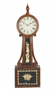 A HORACE TIFFT BANJO WALL CLOC