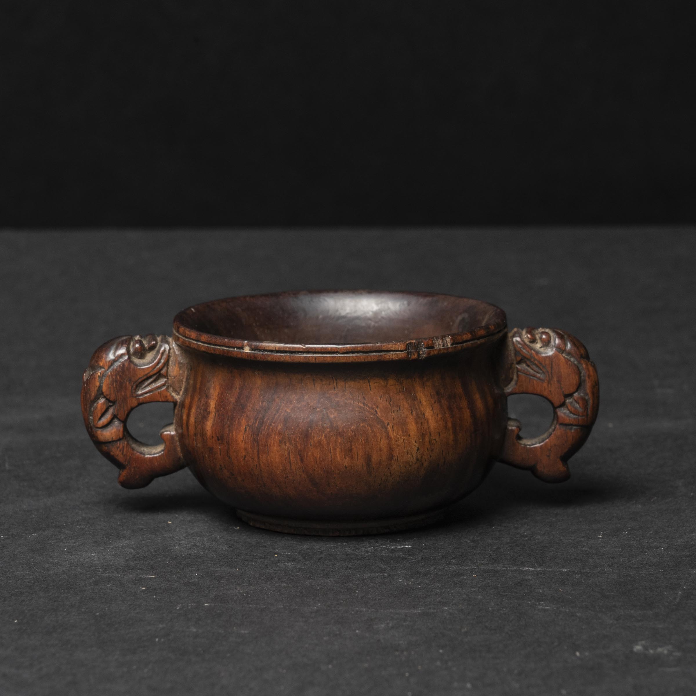 A Huanghuali Twin-Handled Cup, Ming