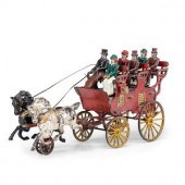A Hubley Cast Iron Three-Seat