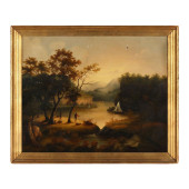 A HUDSON RIVER SCHOOL LANDSCAP