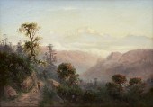 A HUDSON RIVER SCHOOL PAINTING