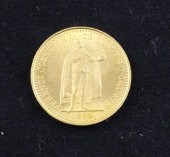 A Hungarian 1892 gold 20 Koron