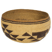 A HUPA HAT BASKET<br>A Hupa ha