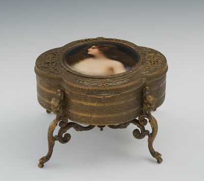 A Hutschenreuther Gilt Bronze