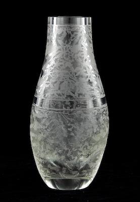 A "Ice Frost" Design Clear Glass