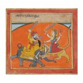 A INDIAN PAINTING FROM THE DEV