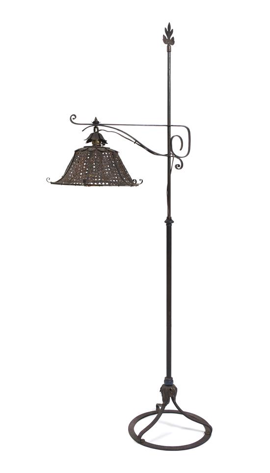 A Iron Floor Lamp Cyril Colnik