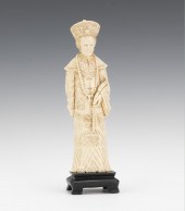 A Ivory Carving of a Dowager E