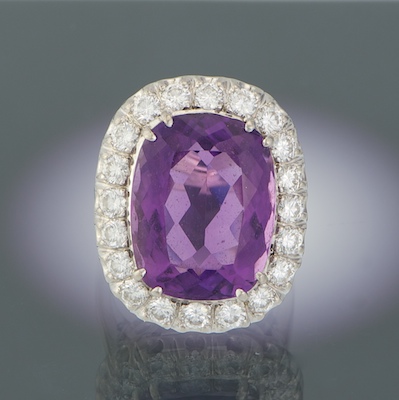 A Jabel Amethyst and Diamond