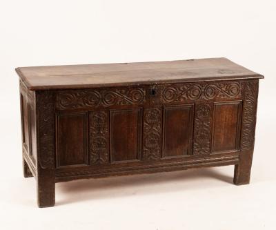 A Jacobean and later adapted oak