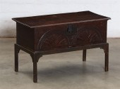 A JACOBEAN OAK BIBLE BOXA Jaco