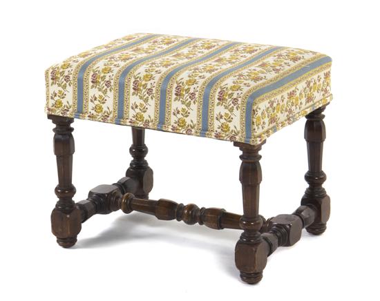 *A Jacobean Revival Stool having