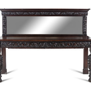 A Jacobean Style Carved Oak