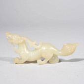 A JADE 'AUSPICIOUS BEAST'<br>A