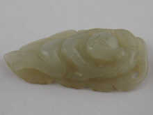 A jade carving of a reclining
