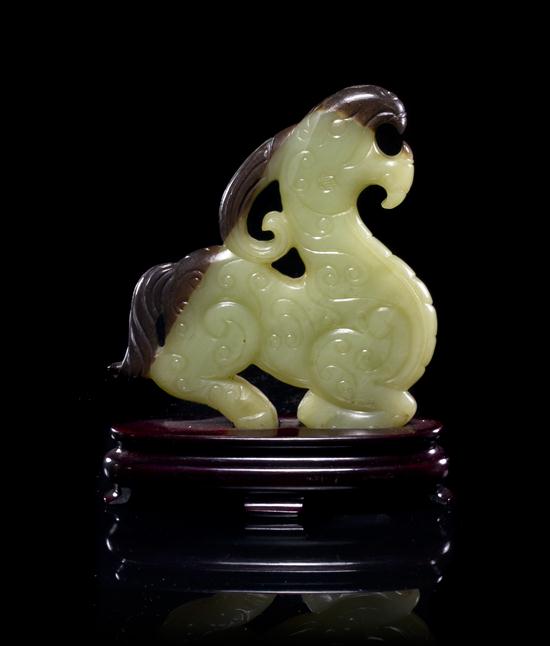 *A Jade Carving of a Beast of green