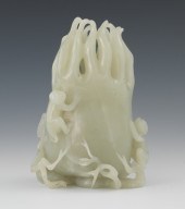 A Jade Carving of Buddha's Han