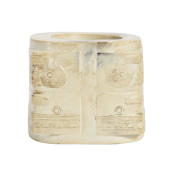 A JADE CONG STYLE VASE<br>A JA
