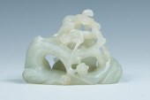 A JADE IMMORTAL CARVINGCarved