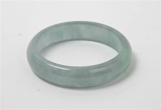 A Jadeite Bangle the transparent