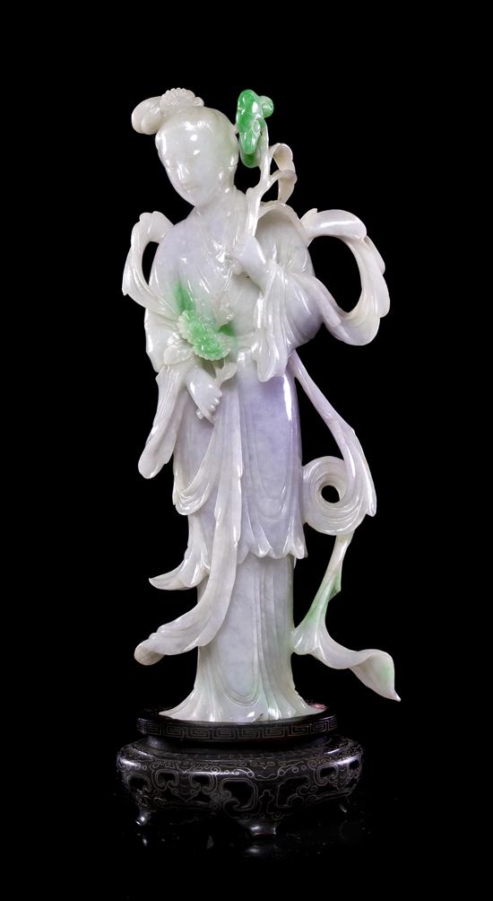 *A Jadeite Figure of a Lady of