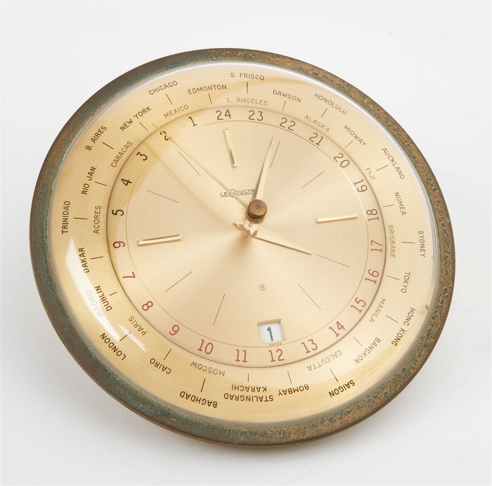 A JAEGER LE COULTRE 8 DAY WORLD