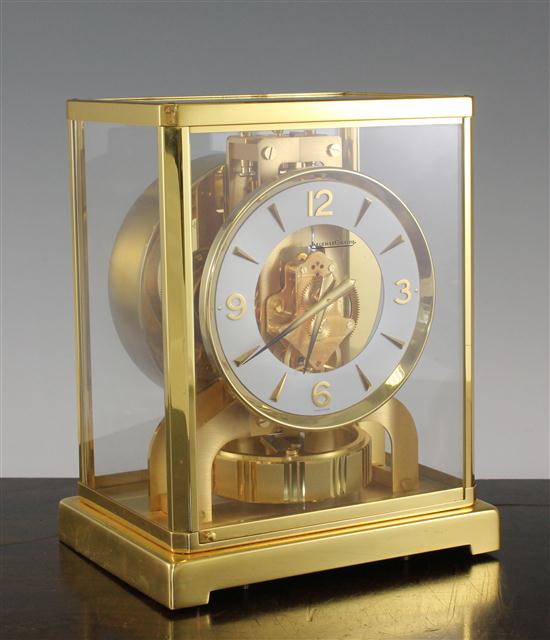 A Jaeger Le Coultre gilt brass