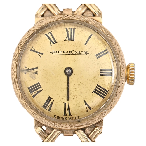 A Jaeger LeCoultre gold lady's
