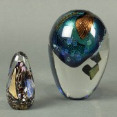 A JAN-ERIK RITZMAN GLASS VASE