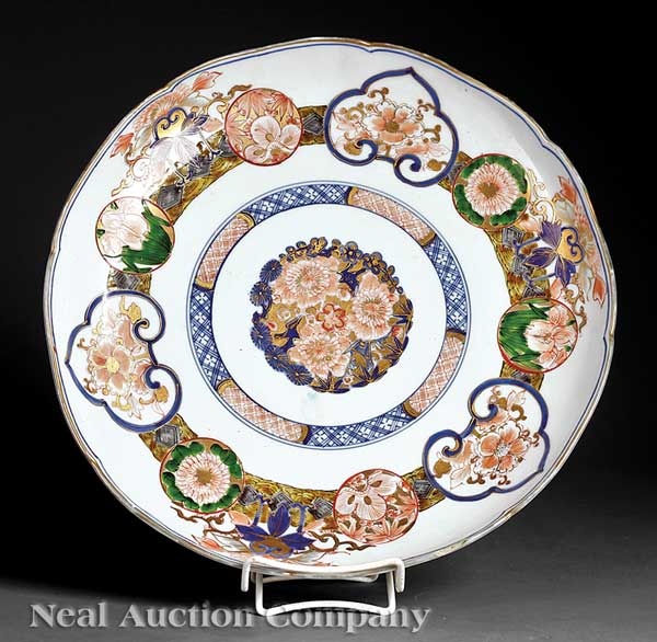 A Japanese Arita Polychrome and