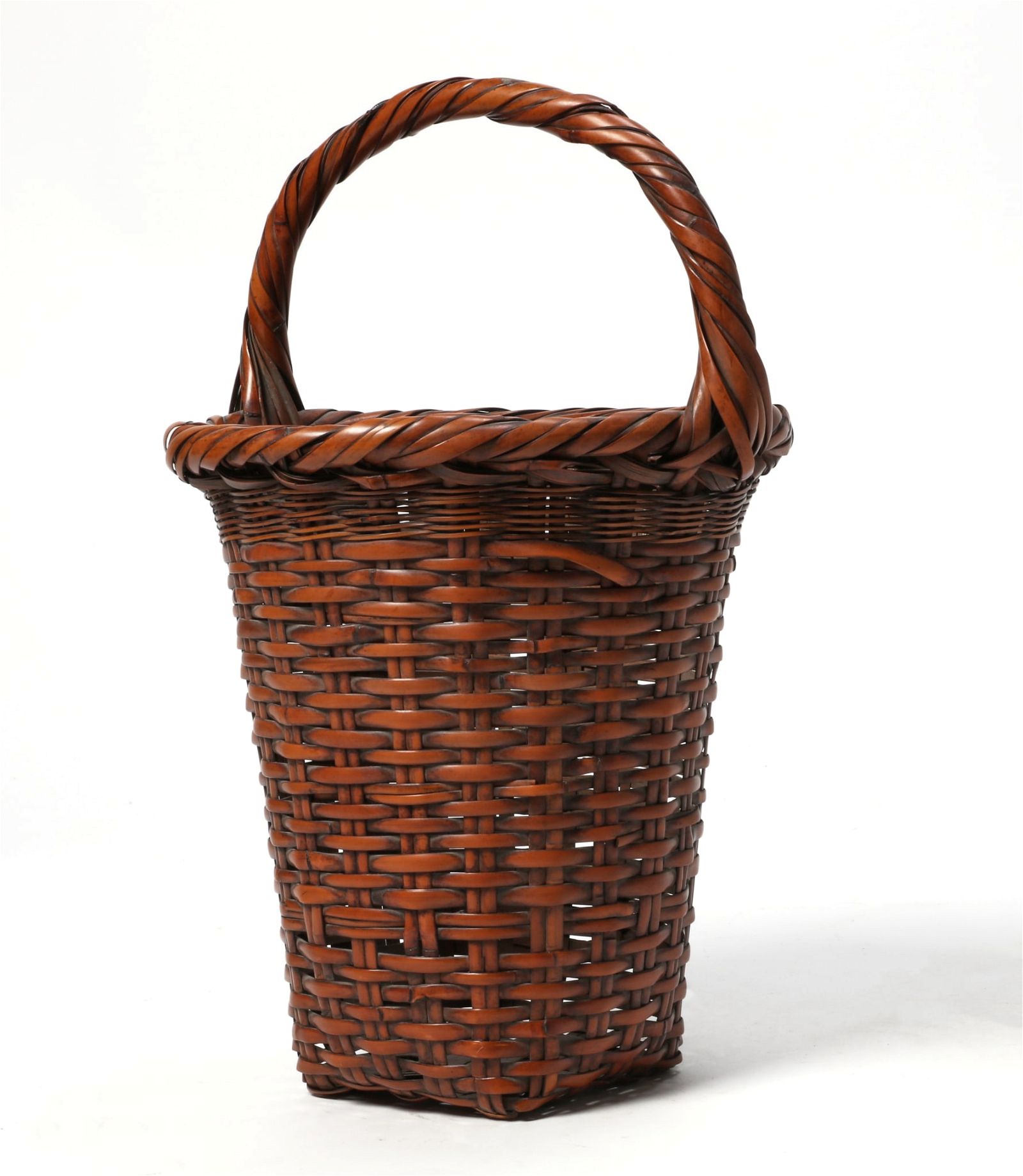 A JAPANESE BAMBOO BASKET BY